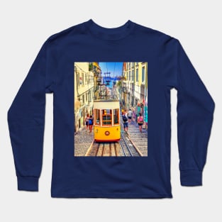 Lisbon Tram ("Eléctrico" in Lisboa) Long Sleeve T-Shirt